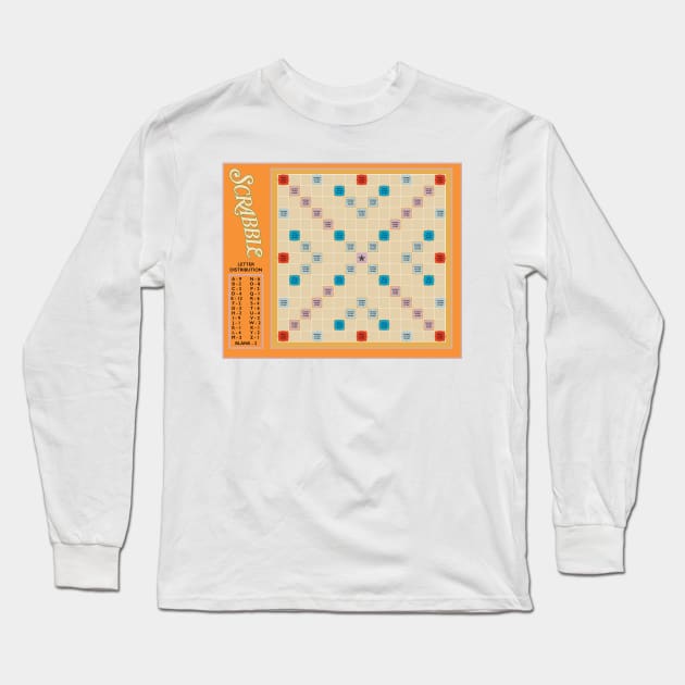 Scrabble Long Sleeve T-Shirt by imlying